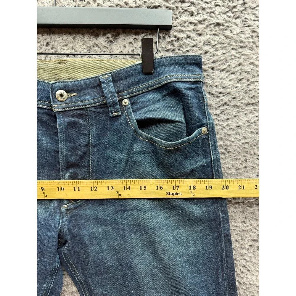 Diesel Larkee Regular Straight Leg Button-Fly Denim Jeans Blue Mens Size 34 x 32